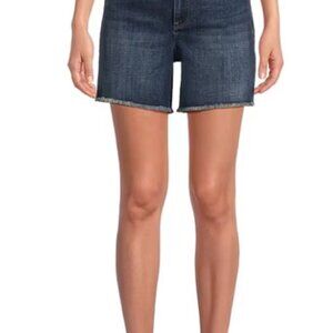NYDJ A-Line Short Fray Hem Denim Shorts
